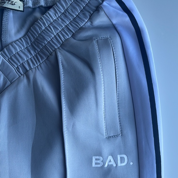 New Bad Society Club Grey Pleated Joggers - Picture 4 of 7